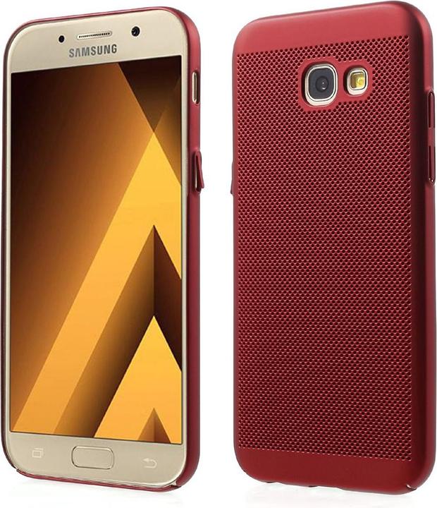 Produktbild König Design Handyhülle für Samsung Galaxy A5 (2017) Schutzcase Backcover Bumper Etuis Rot (Samsung Galaxy A5 (2017))