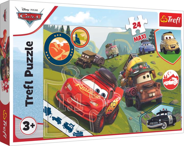 Productafbeelding Trefl Puzzel 24el Maxi Fun Cars 14352 (24 onderdelen)
