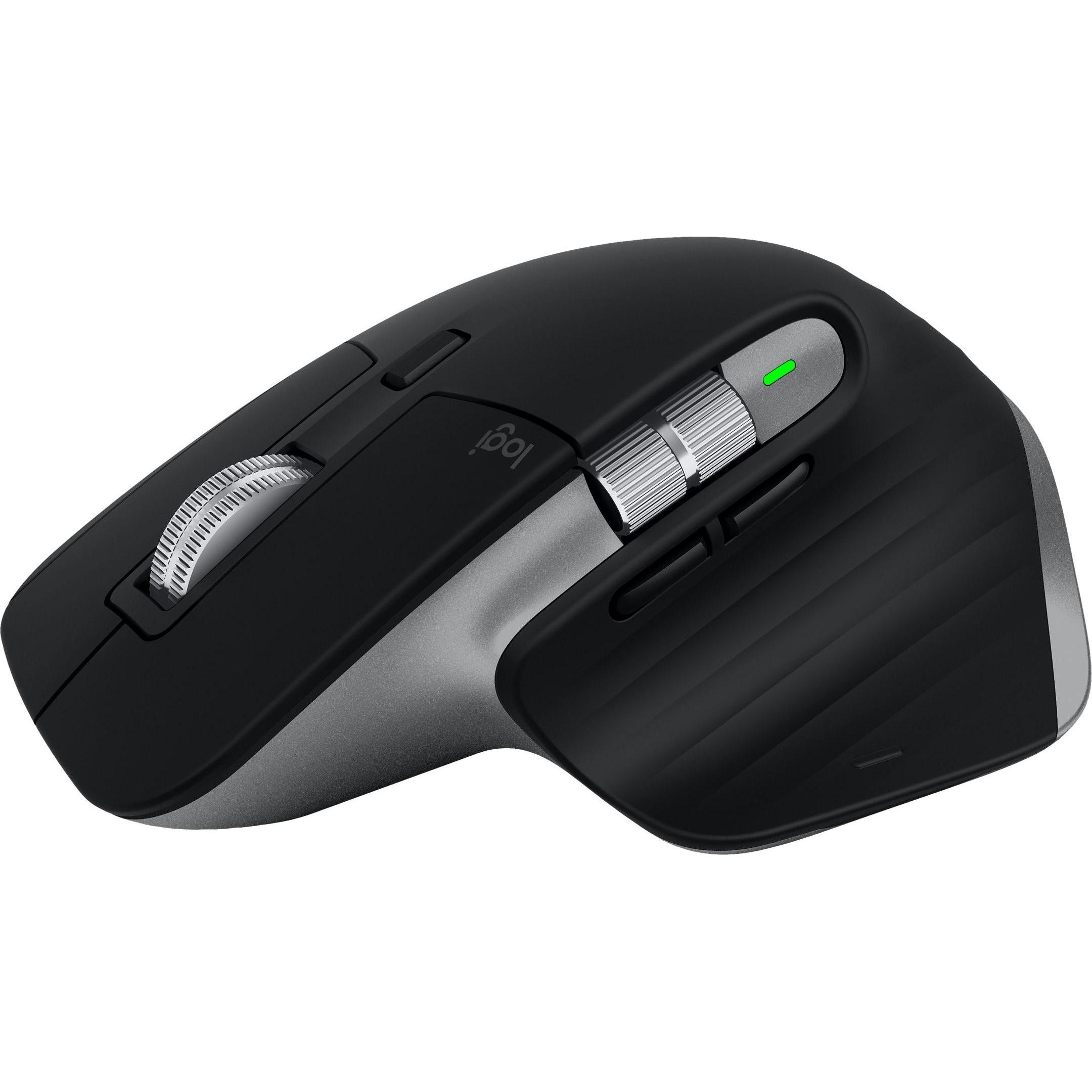 Logitech MX Master Mac Edition (Kabellos), Maus, Schwarz