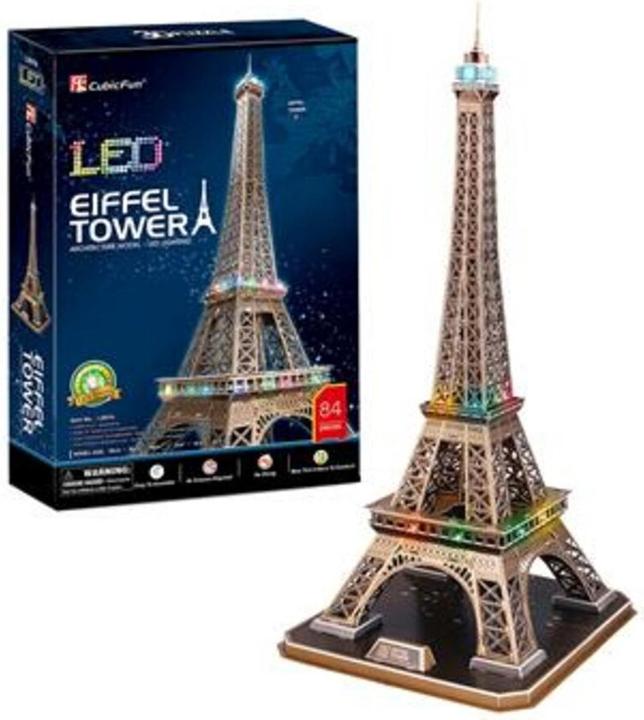 Immagine prodotto Cubicfun PUZZLE 3D Torre Eiffel (La luce) (84 pezzi)
