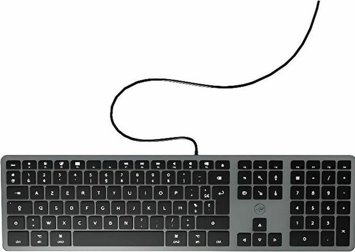 Productafbeelding Mobility Lab ML311487 USB Toetsenbord Frans, AZERTY Grijs (FR, Bedraad)