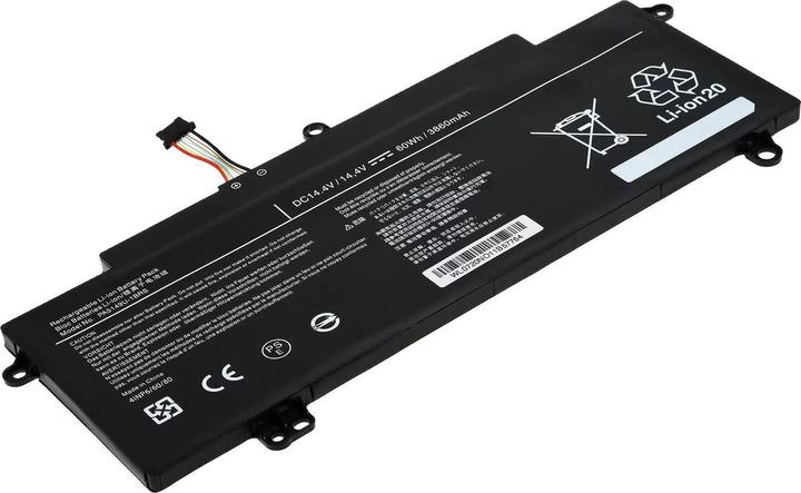 Image du produit AccuCell Batterie compatible avec l'ordinateur portable Toshiba Tecra Z50-A-16d, Z40-A-17k, type (3800 mAh)