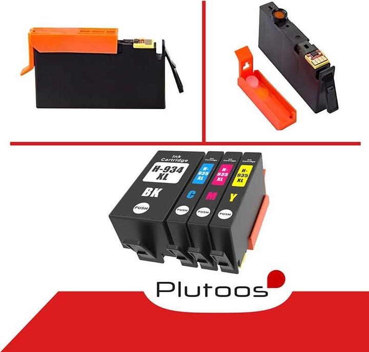 Produktbild Plutoos HP 934XL HP 935XL Patronen XXL kompatibel, 4er Farbset (C, M, Y, BK)