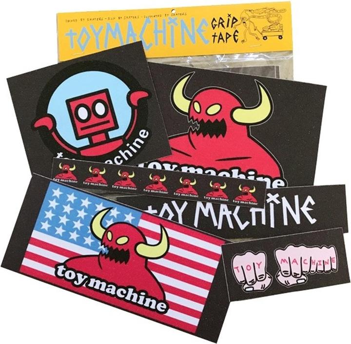 Actual product image Toy Machine Grip Sticker Series #2 (pack of 6)