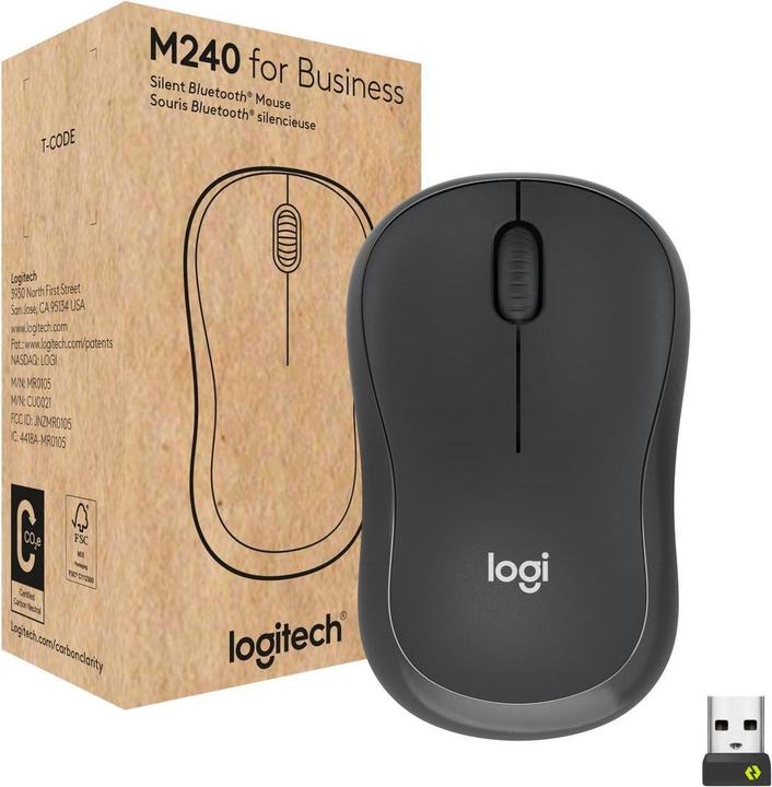 Immagine prodotto Logitech M240 for Business (Senza fili)