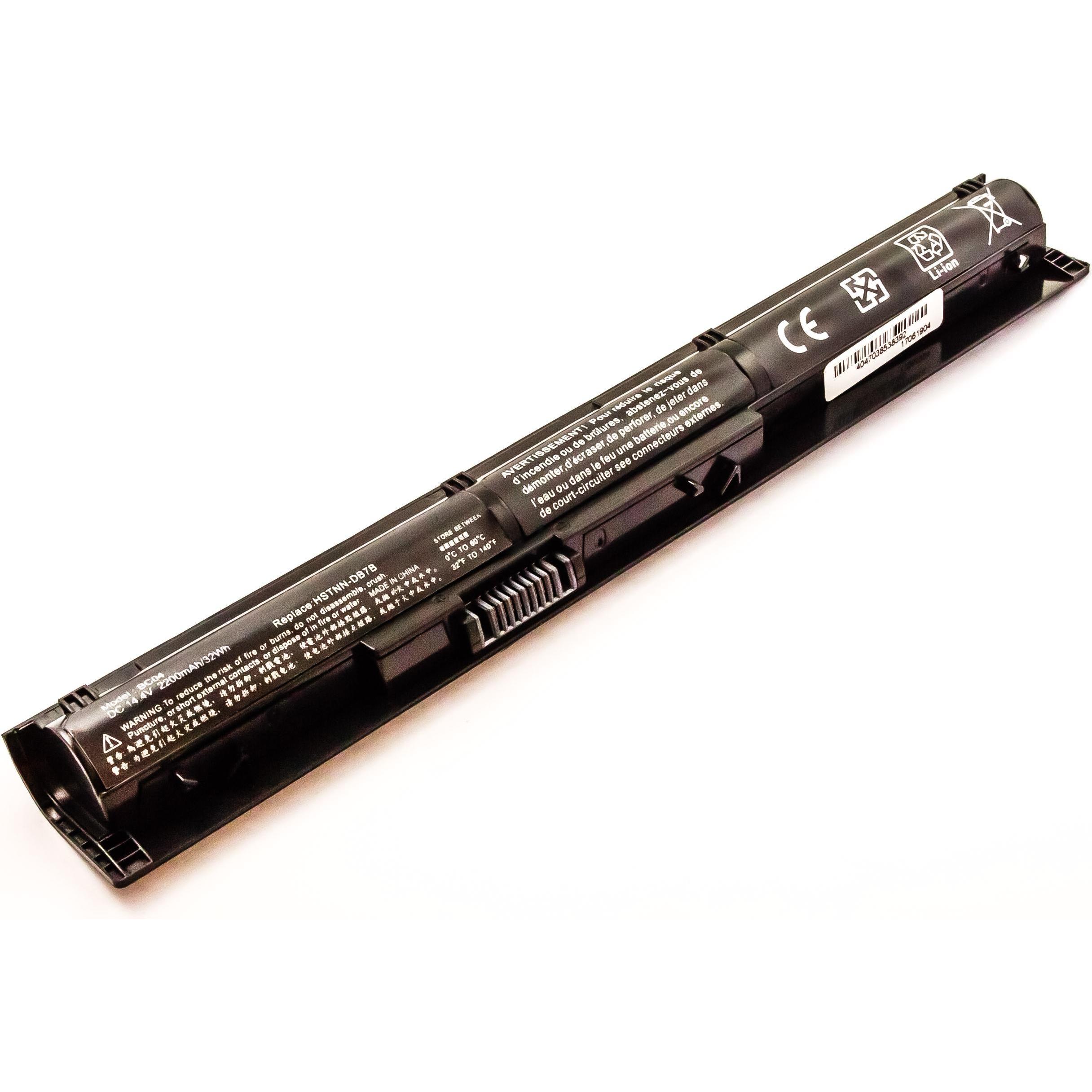 AGI 54896 - Batterie/Akku - HP (2200 mAh), Notebook Akku, Schwarz