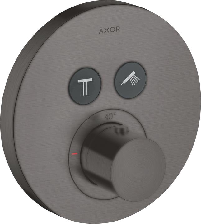 Image du produit hansgrohe Thermostat SHOWERSELECT ROUND AXOR UP f 2 consommateurs brushed black chrome