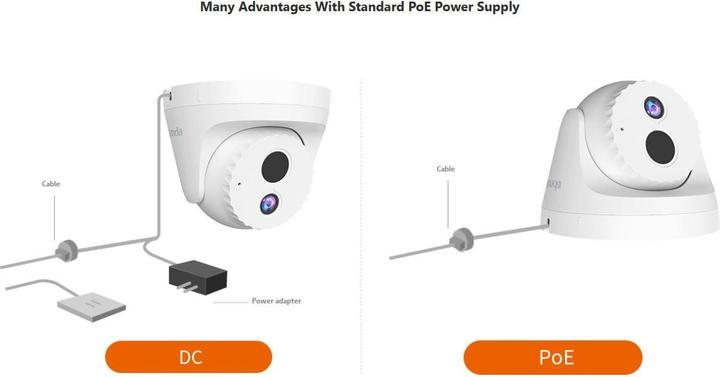 Produktbild Tenda IC7-PRS-4 security camera Dome IP security camera Indoor pixels Ceiling/wall (2560 x 1440 Pixels)