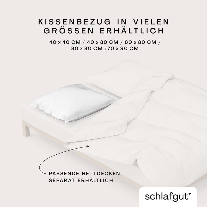 Actual product image schlafgut Knitted Jersey (Duvet cover, 80 x 80 cm)