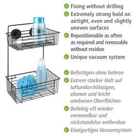 Produktbild Wenko Wandregal (26 x 17 x 38 cm)
