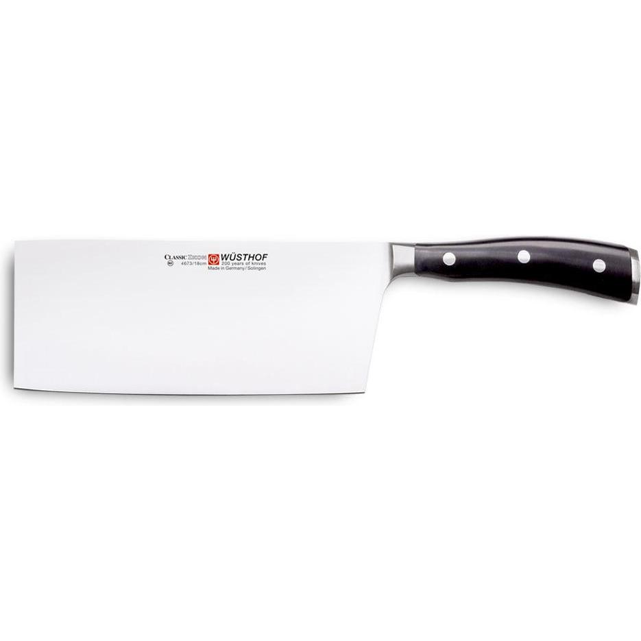 Wüsthof Classic Ikon Chinesisches Kochmesser, Küchenmesser, Silber