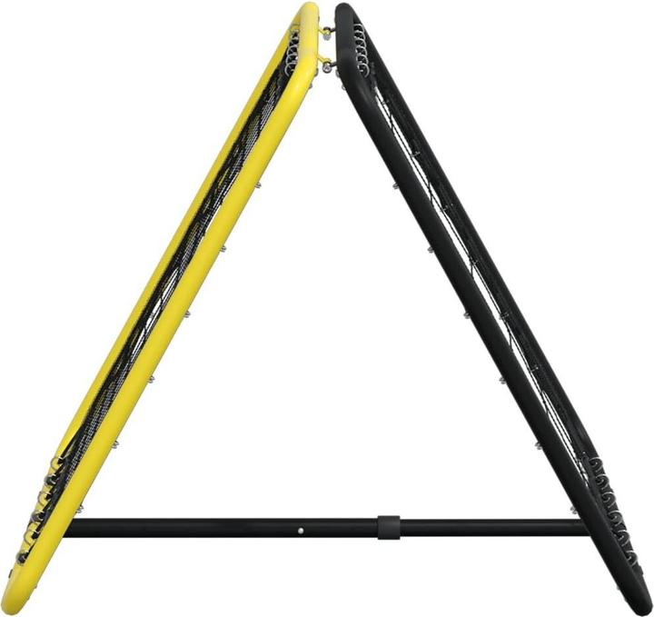 Actual product image vidaXL Football Rebounder Double-sided Adjustable Yellow