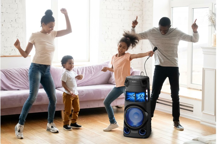 Actual product image Sony MHC-V43D (Electrical connection)