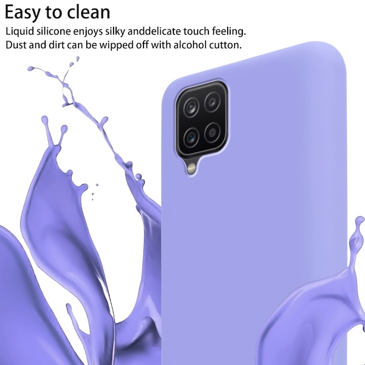 Image du produit Cadorabo TPU Cover Chaîne de téléphone portable Liquid (Samsung Galaxy M12, Samsung Galaxy A12)
