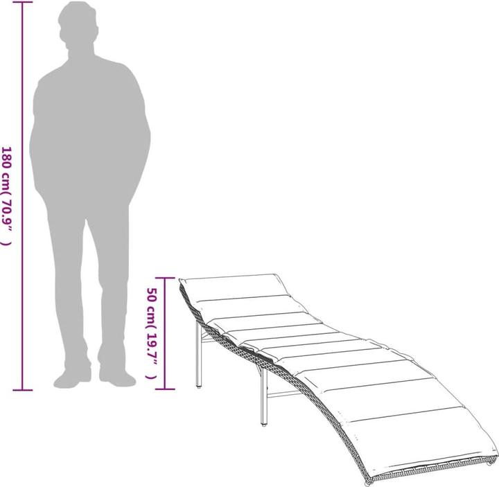 Immagine prodotto vidaXL Sonnenliege (199 cm)