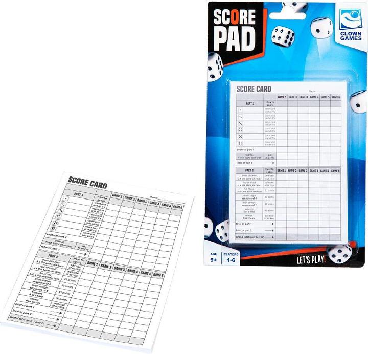 Produktbild Clown games Clown Punkteblock 50 Blätt. (Englisch)