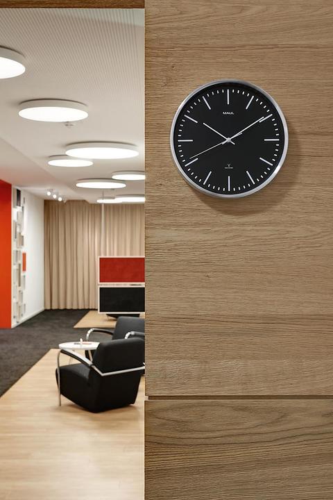 Productafbeelding Maul Wandklok MAULfly 30RC zwart (30 cm)