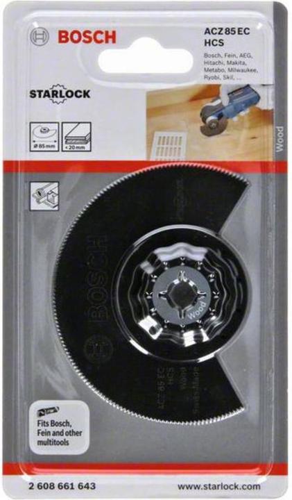 Actual product image Bosch Professional Zubehör HCS segment saw blade 85 mm Acc