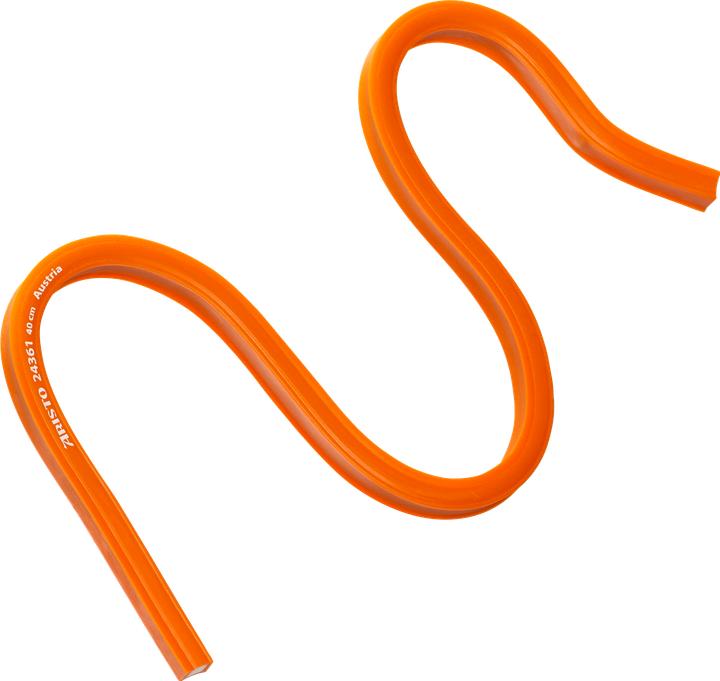 Actual product image Aristo Curved ruler 40cm flexible orange (40 cm)