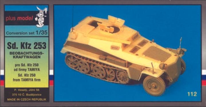 Immagine prodotto Plus Model Kit di conversione per auto da osservazione Sd.Kfz 253 per kit Tamiya