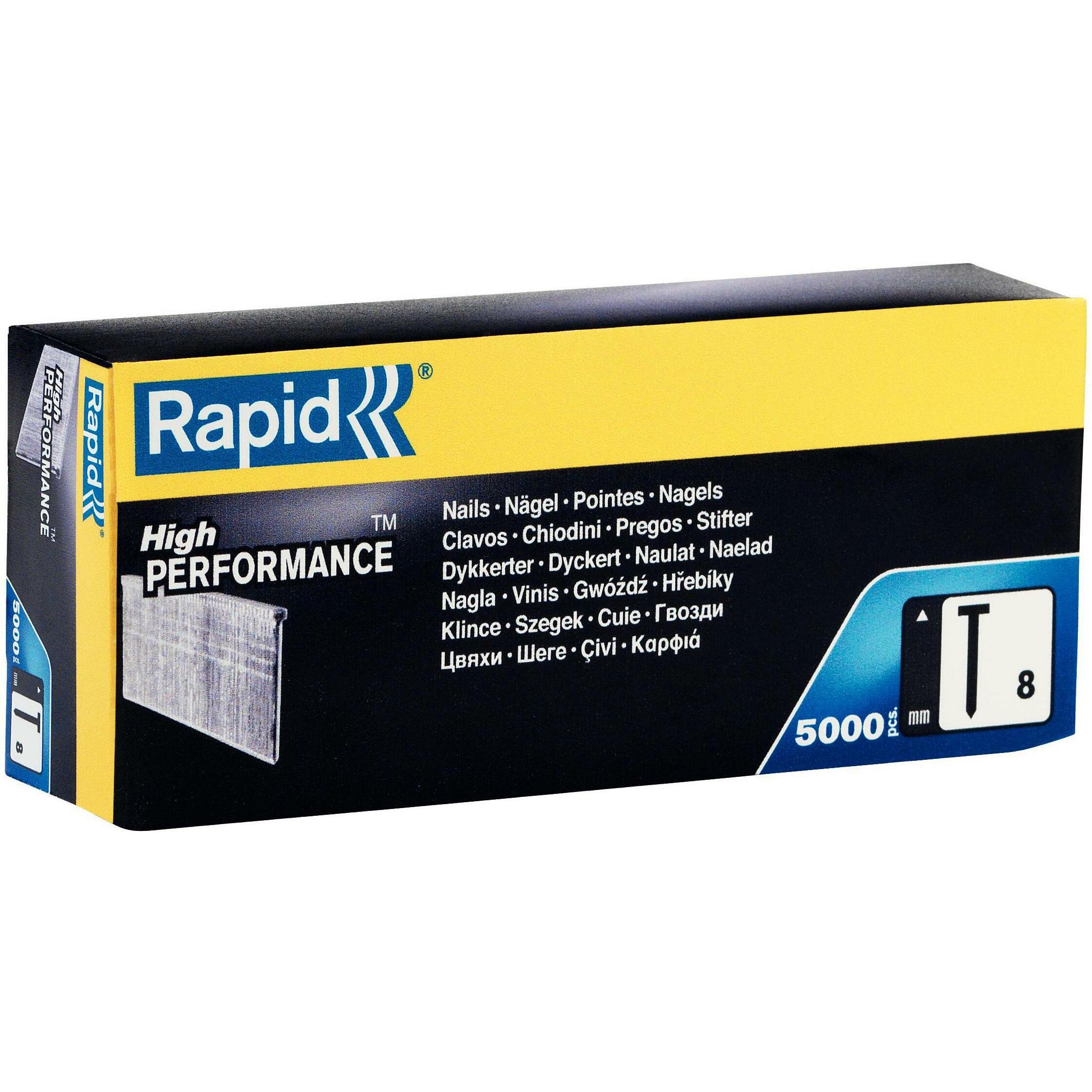 Rapid, Tackerklammern + Tackernägel, Typ 8 Nägel 15 mm