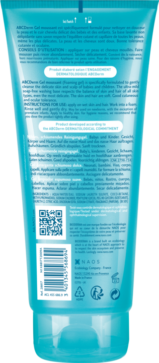 Image du produit Bioderma Abc Derm Moussant