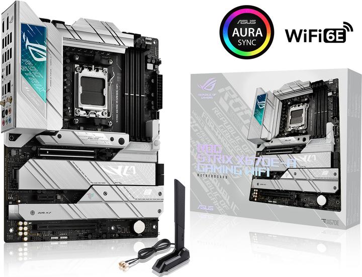 Actual product image ASUS ROG STRIX X670E-A GAMING WIFI (AM5, AMD X670E, ATX)
