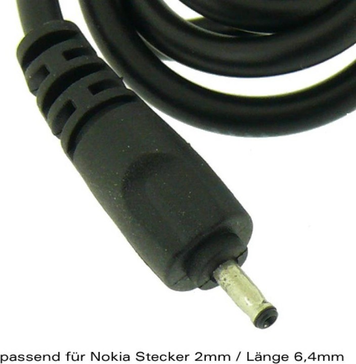 Immagine prodotto AccuCell Caricabatterie da viaggio Nokia 6070, 6101, 6111, 6136, Nokia AC-3, AC-4 (spina 2.0mm) (6101, 6111, Nokia 6070)