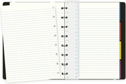 Actual product image Filofax Notebook black soft cover (A5, Lined, Soft cover)