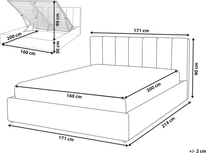 Actual product image Beliani Dreux (160 x 200 cm)