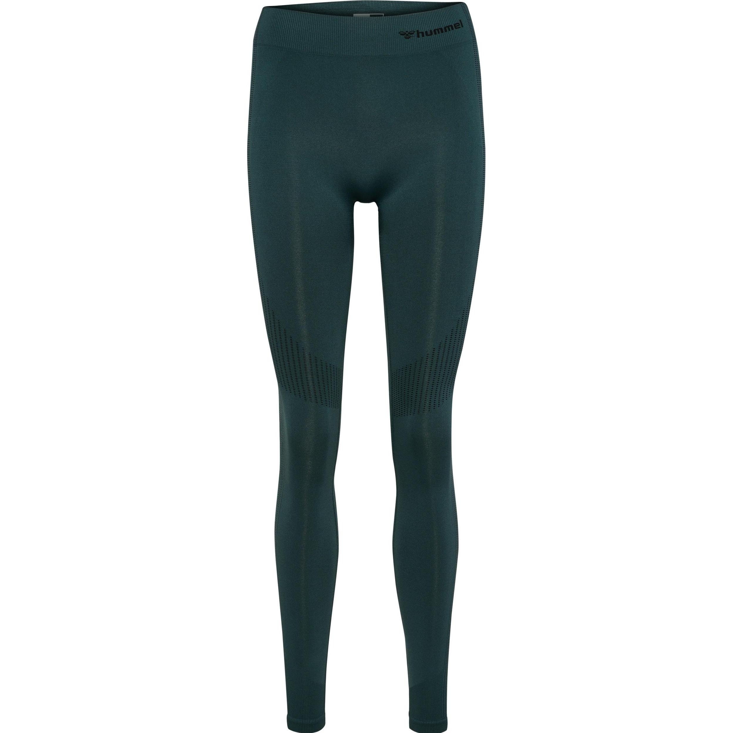 hummel, Damen, Tights, Hmlmt Shaping Seamless Mw Tights (XL), Grün, XL