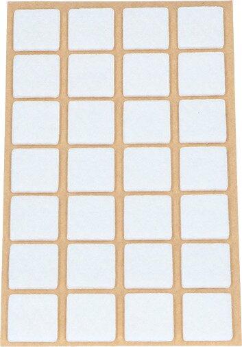 OK-Line Filzgleiter quadratisch, selbstklebend (Filzgleiter, 28 Stk.)