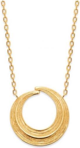 Actual product image Lara Gold plated NECKLACE - 40+2+3 - ROUND (Gold-plated brass)