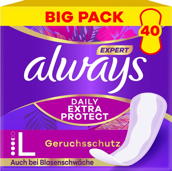 Immagine prodotto Always Expert Daily Extra Protect (40 x, Fodere per mutande)