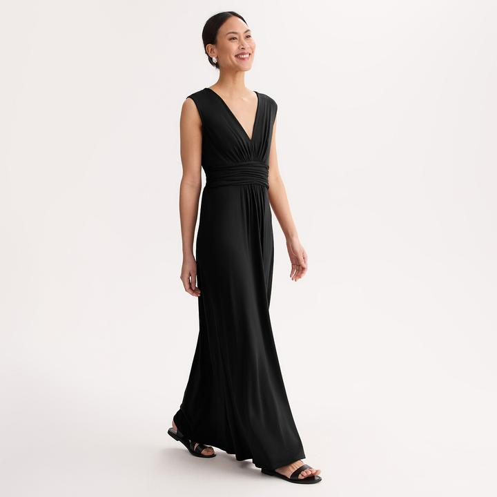 Image du produit Anne Weyburn Ausgestelltes langes Kleid (44)