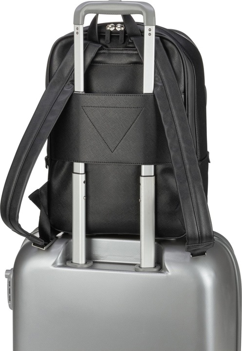 Actual product image Guess Certosa Saffiano Squared Backpack / Daypack