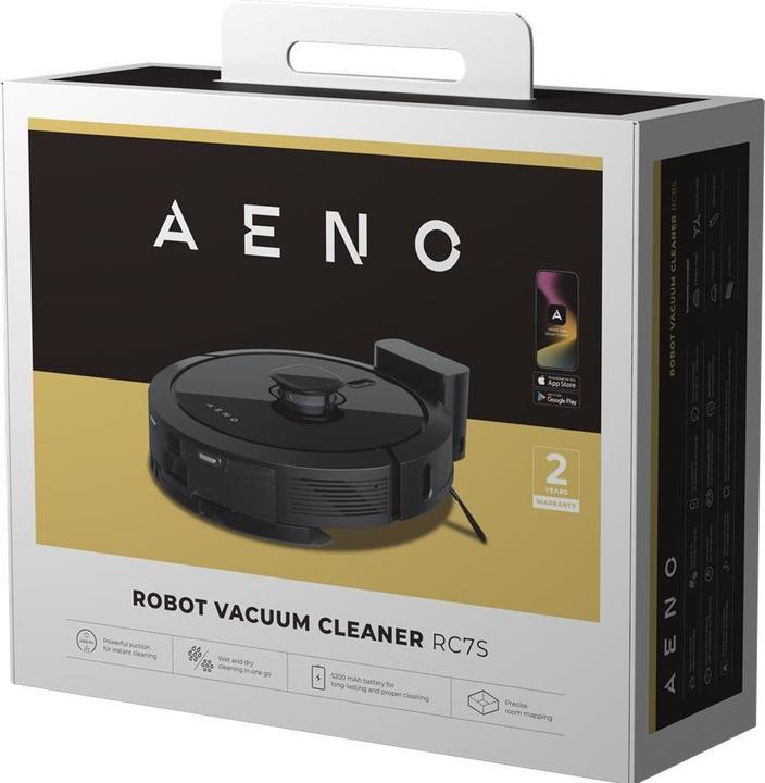 Produktbild Aeno Staubsauger Roboterstaubsauger RC5S Schwarz (Saugwischroboter)
