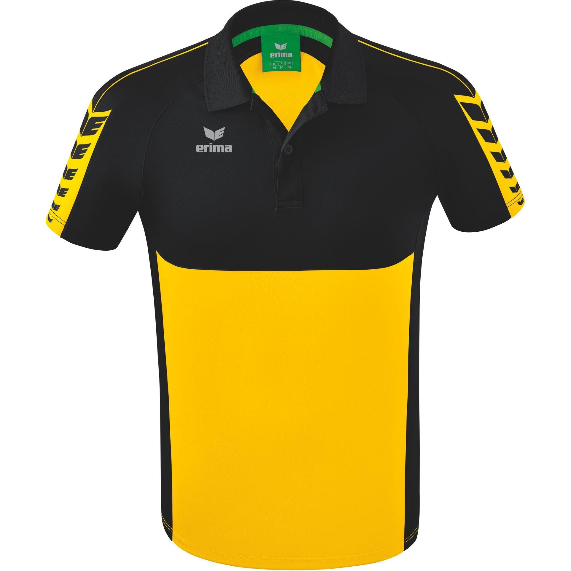 Erima, Herren, Shirt, Six Wings Poloshirt, Gelb, (XL)