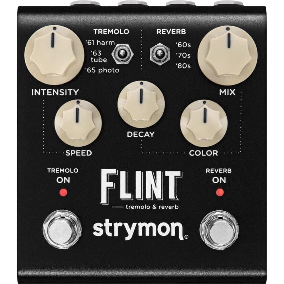 Strymon Flint V2 Tremolo e riverbero (Chitarra elettrica), Pedale effetto, Nero
