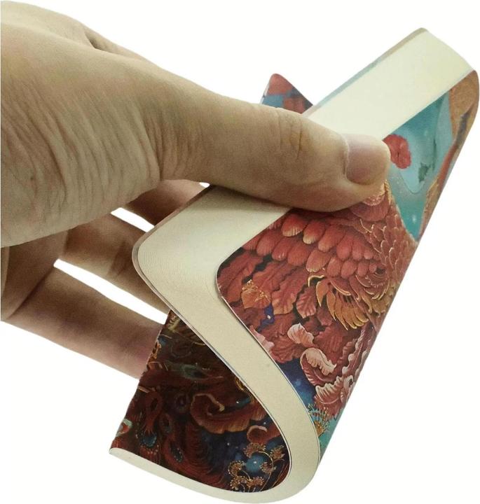 Actual product image Paperblanks Notebook Birds of Fortune A6, lined, blue / red (A6, Lined, Hardcover)