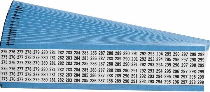 Image du produit Brady Étiquettes de câble en tissu vinyle, numéros consécutifs