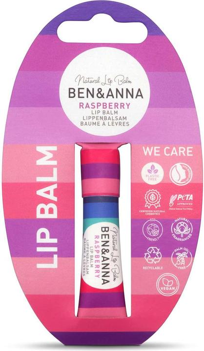 Actual product image Ben & Anna Lipbalm Raspberry (Lip balm, 0.60 ml)