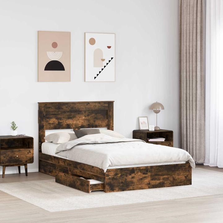 Image du produit vidaXL Moderner Bettrahmen (135 x 190 cm)