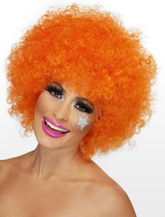 Actual product image Smiffys Clown orange - Kostüm Perücke Karneval & Halloween