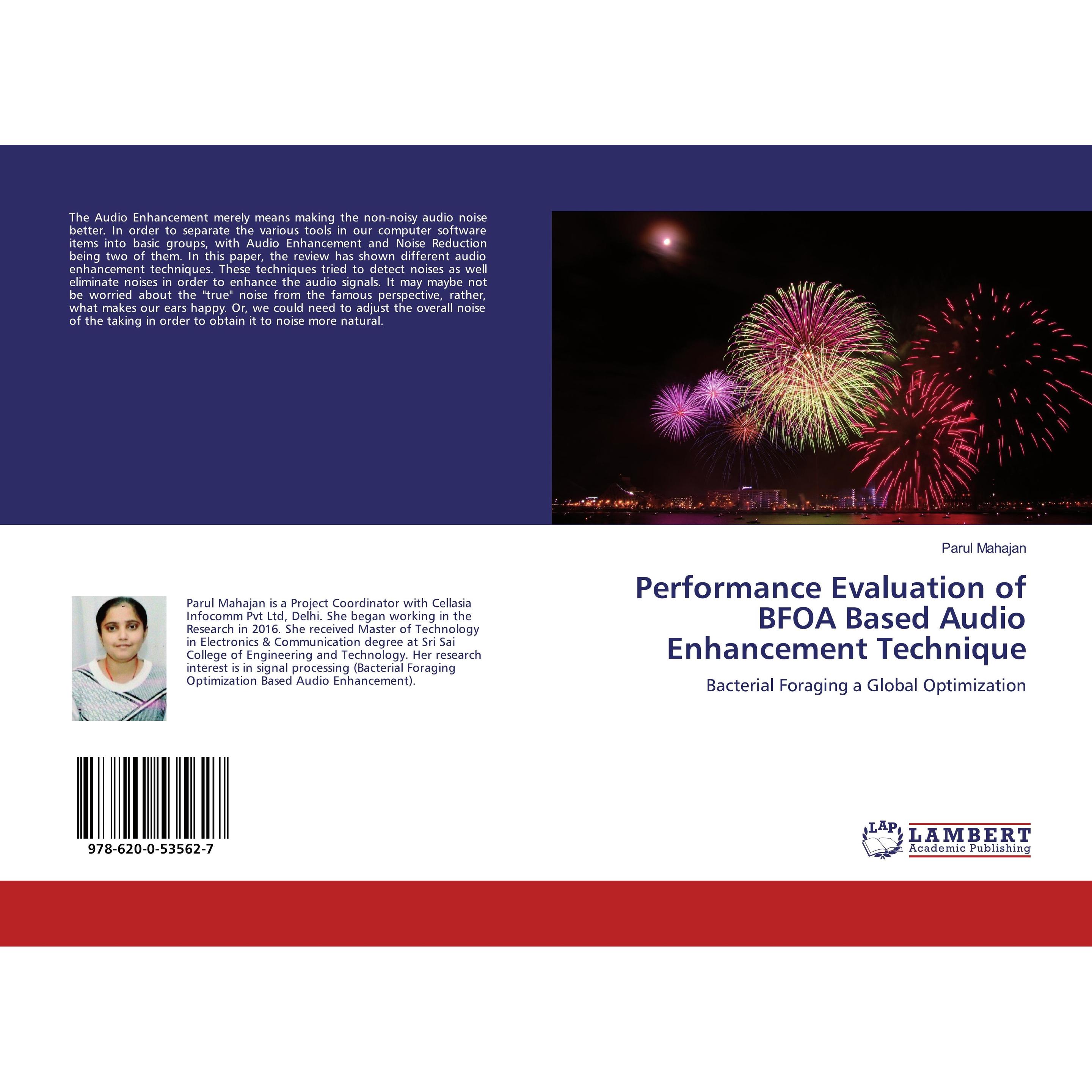 Thumbnail - Performance Evaluation of BFOA Based Audio Enhancement Technique, Fachbücher von Parul Mahajan