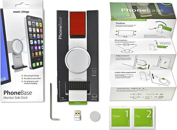 Actual product image smart things PhoneBase s47 - MagSafe charging station (15 W)