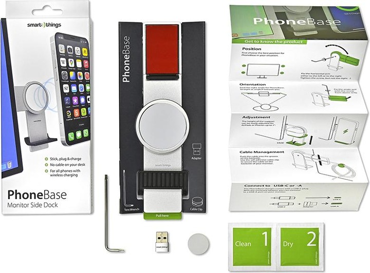 Produktbild smart things PhoneBase s47 - MagSafe Ladestation (15 W)