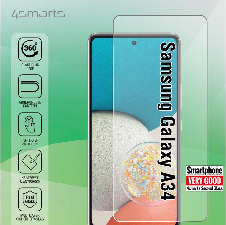Actual product image 4smarts Second Glass X-Pro (1 pcs., Samsung Galaxy A34 5G)