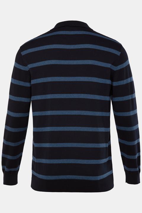 Produktbild Boston Park Strickpullover mit Polokragen, Ringel, Zipper, bis 84/86 (62)