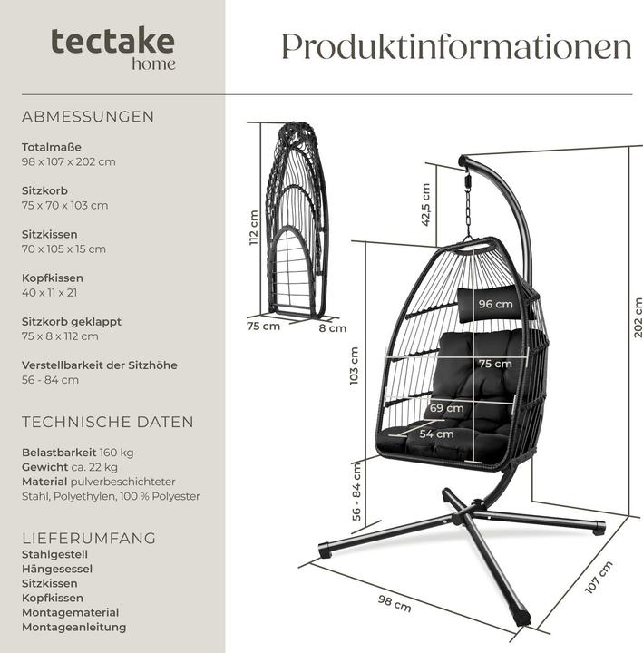 Actual product image tectake Ariane